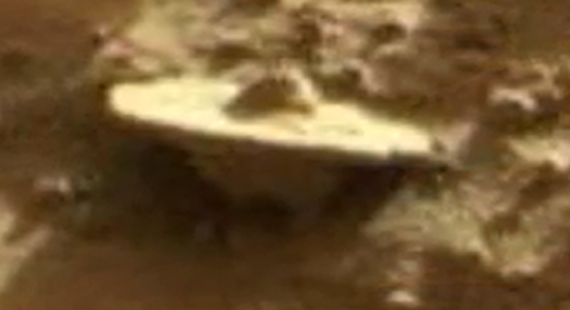 Another Flying Saucer Spotted on the Surface of Mars Saucer-with-dome-570x310