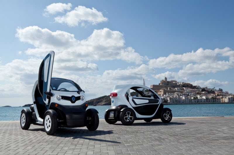 Twizy اصغر سيارة كهربائية من رينو Renault  33