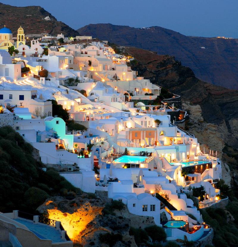 "Đảo thiên đường" : Santorini, Greece Santorini-picture