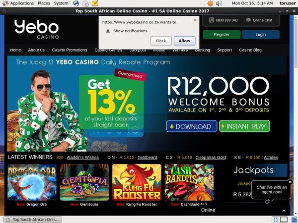 Live Yebo Casino Live-Yebo-Casino