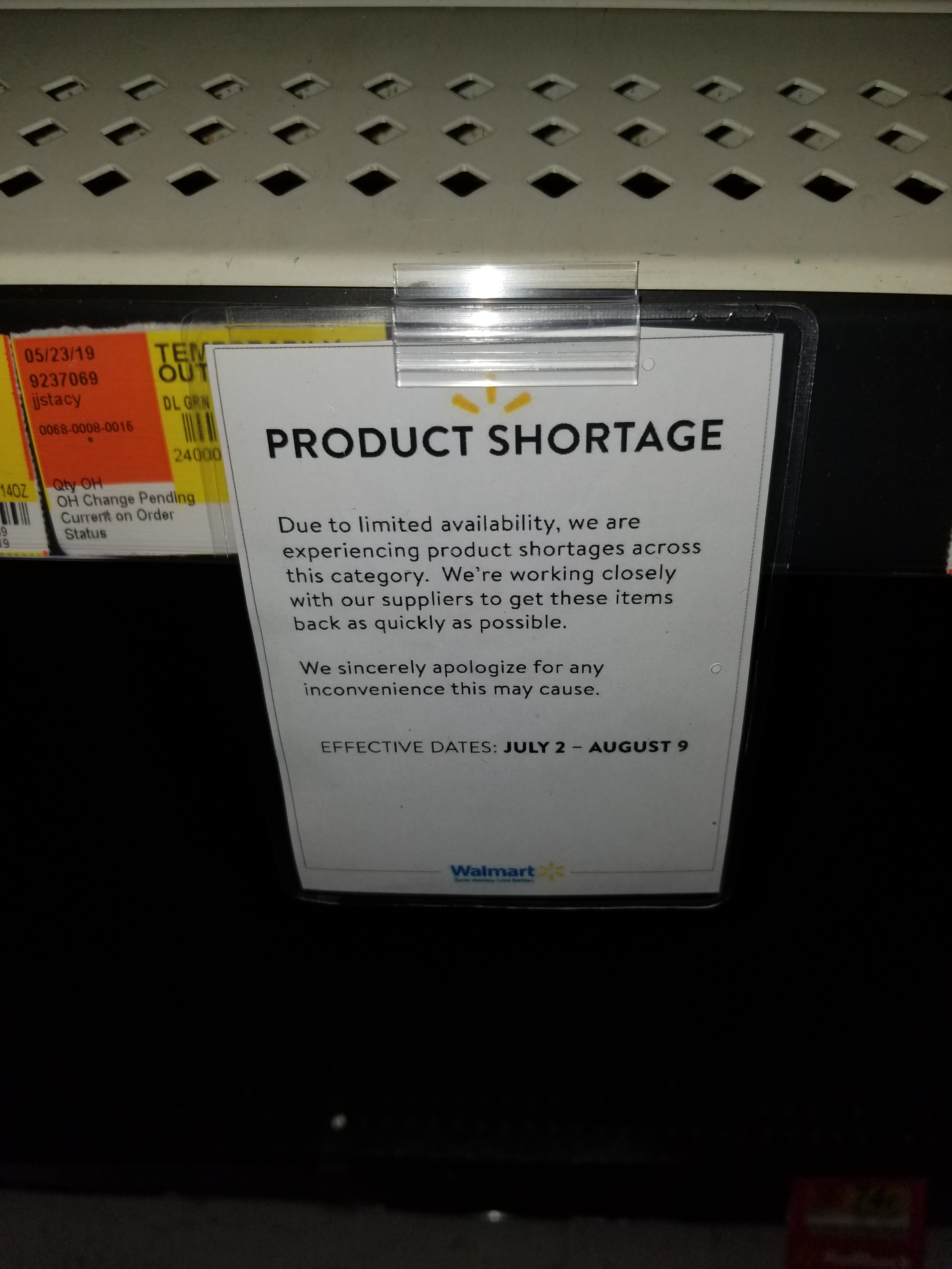 - FOOD Exclusive Photos From Readers Across The Country: Food Shortages Are Here Now And The Media Is Downplaying The Dangers - 'Signs Of The Times' Part Two FSOKWALLY2