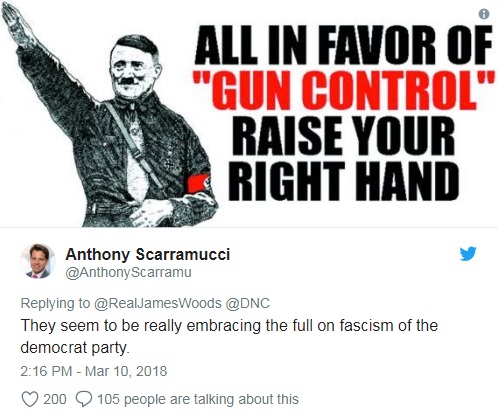 SPRING'S 3-12-2018 = Commifornia Civil War Coming?? & Marxist Wolves Circle the 2nd Amendment & Democrat's Youth'  Movement Goes Full Nazi - Child Activists Looking A Lot Like Hitler's Youth Program & ScarraMucciParody1