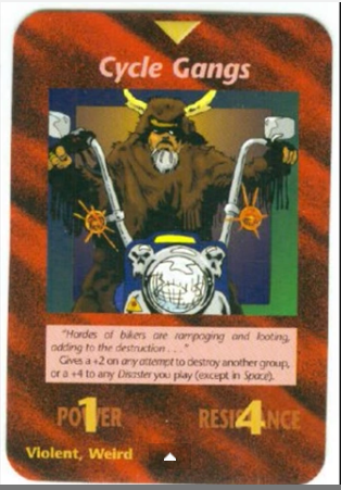 They Spelled It All Out In The Cards - The Hand We're Being Dealt Is Not A Good One! Texas Biker Brawl Called Out In Illuminati Card Game Bikers