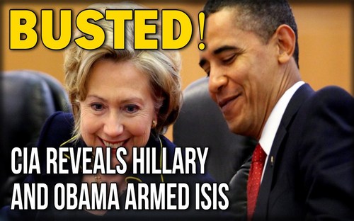 President Trump Warns Ominously: "It's The Calm Before The Storm" Obama_hillary_armed_isis_terrorists