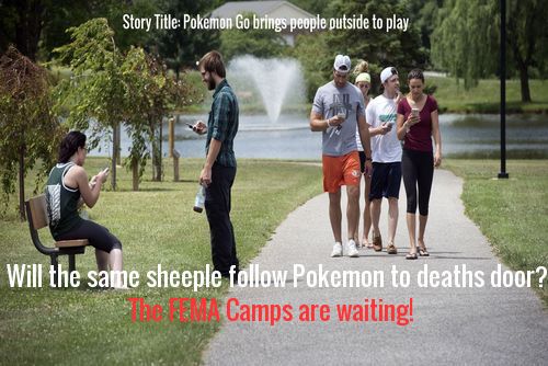 !!! PROGRAM SUCH AS POKEMON GO TO LEAD SHEEP TO FEEM-AH CAMP & SLAUGHTER?? Pokemon_fools