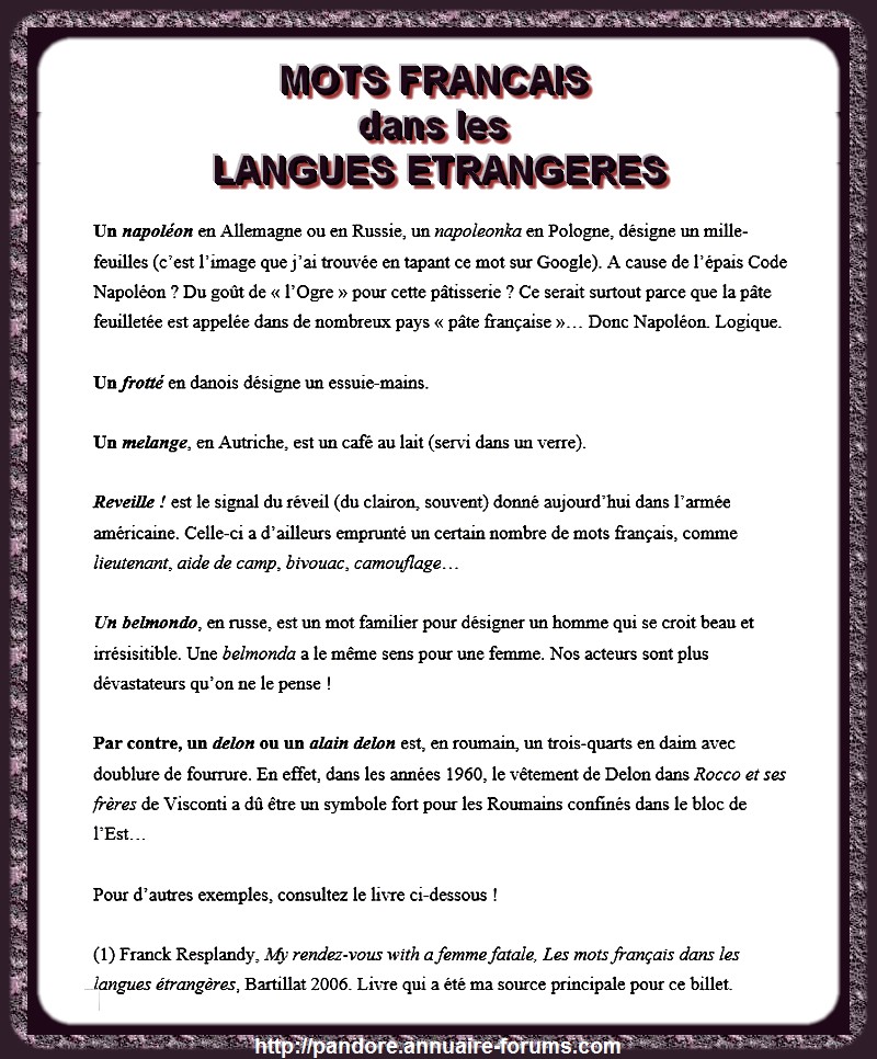 LES MOTS FRANCAIS QU'ON RETROUVE DANS LES LANGUES ETRANGERES 299690209511c2f5b8de75_A_