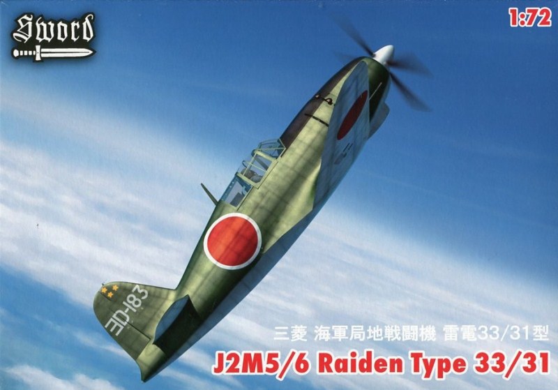 J2M5, Sword 1/72 Raiden_000_box