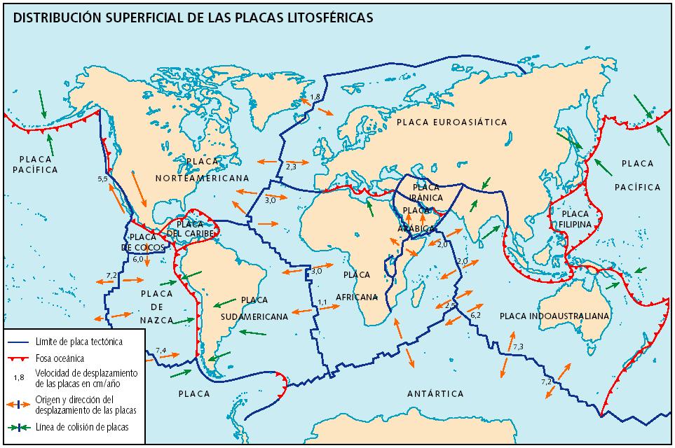 Buenos Aires, Zona Sur Placas-tectonicas