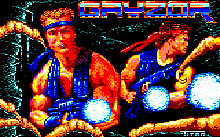Mes refontes d'écrans-titres de jeux Amstrad CPC. Gryzor_2020