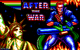 Mes refontes d'écrans-titres de jeux Amstrad CPC. AfterTheWar_2022