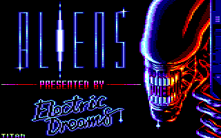 Mes refontes d'écrans-titres de jeux Amstrad CPC. Alien_2022