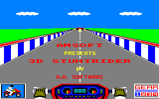 Mes refontes d'écrans-titres de jeux Amstrad CPC. 3DStuntRider_original