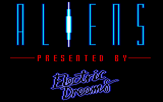 Mes refontes d'écrans-titres de jeux Amstrad CPC. Aliens_original