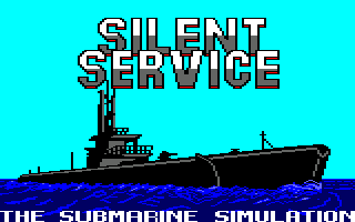 Mes refontes d'écrans-titres de jeux Amstrad CPC. SilentService_original