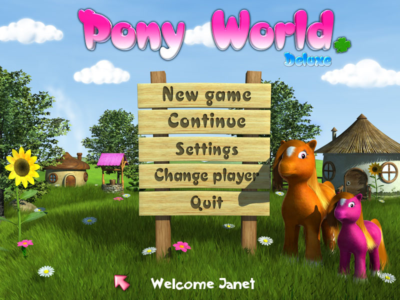 انفراد لعبه الاطفال الجميله الغنيه عن التعريف Pony World Deluxe بحجم 26 ميجا فقط B1