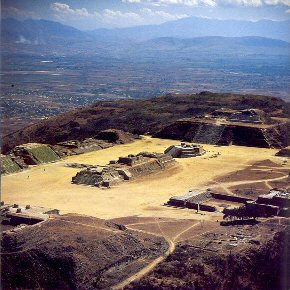 The Mysterious Flattened Mountaintop of Monte Alban, and its Ancient Pyramid City Monte-alban-plaza1