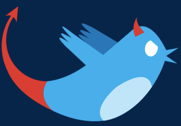 Proof That Twitter's Censorship Of Big-Pharma Critics Is A Global Phenomenon Evil-twitter-bird