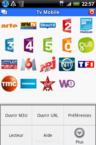 [SOFT] TV MOBILE : Multi-opérateur pour regarder la tv [Gratuit] TvmobALPHA3