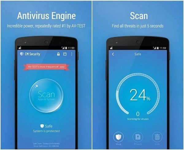 Los mejores antivirus para Android Antivirus-para-android-gratis-cm-security