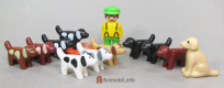 Playmobil dieren Th-123dogs