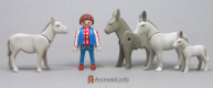 Playmobil dieren Th-donkeys