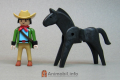 Playmobil dieren Th-horseblack