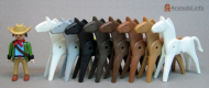 Playmobil dieren Th-horsecolors