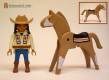 Playmobil dieren Th-horseindtanblnk