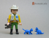 Playmobil dieren Th-kittblue