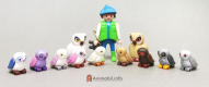 Playmobil dieren Th-owls