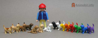 Playmobil dieren Th-puppies