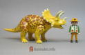 Playmobil dieren Th-triceratops