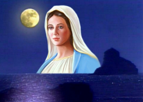 موسوعة ضخمة من الصور الحصرية لأمنا كلية الطهر أم النور Mary%20the%20Moon