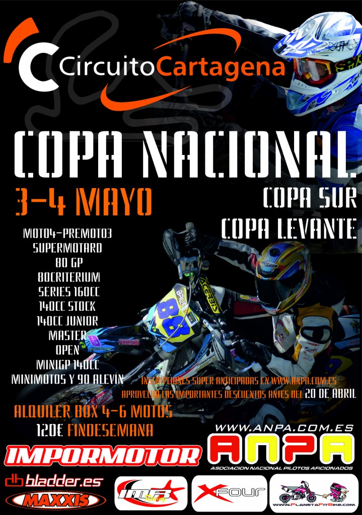 Prueba de la Copa NACIONAL en Cartagena CIRCUITO DE VELOCIDAD 1395781715-copa-nacional-cartagena