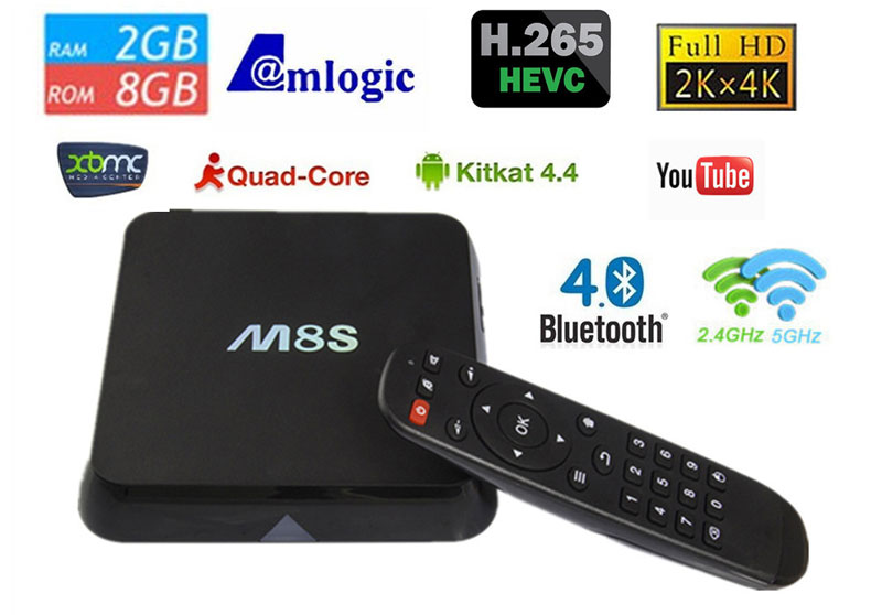 TV BOX HỖ TRỢ XEM PHIM, LƯỚT WEB TRỰC TUYẾN M8S Android-tv-box-m8s-new