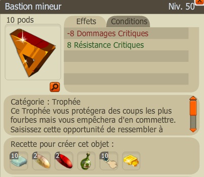 Recette Nouveaux Trophées  BastionMi