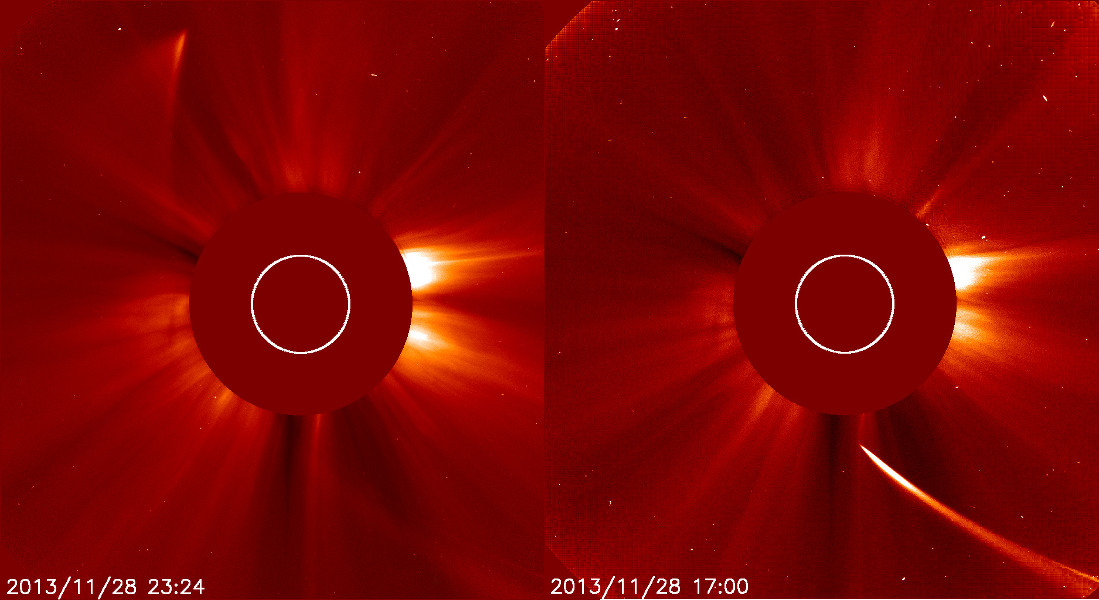  ISON () ISONperihelionLASCOc2h600