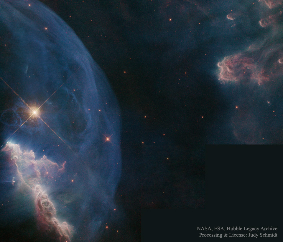 016 - APRIL - 2016. BubbleNebula_HubbleSchmidt_960