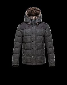 2013 وصل حديثا ! Moncler GUYENNE مميزة داون جاكيتات رجال غرا