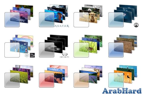 احدث ثيمات ويندوز 7 ثيمات رائعه ورسمية Windows 7 Themes Pack Arabhard13180357993