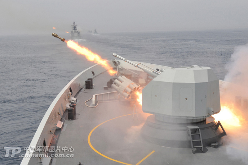 التدريبات البحرية المشتركة بين الصين وروسيا F201307111520502075771201