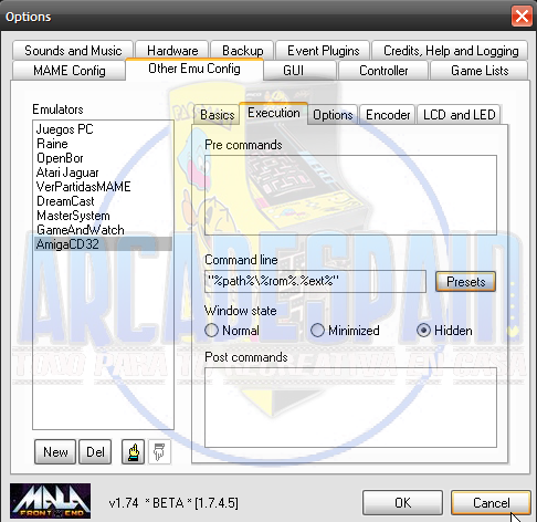 Configurar Amiga CD32 (usando Daemons Tool) en MALA CD32dt-16