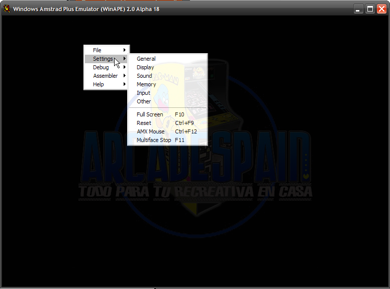 Configurar Amstrad en MALA usando WinAPE WinAPE-01