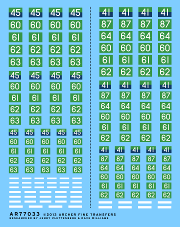 Nouveautés Archer Fines decals AR77033