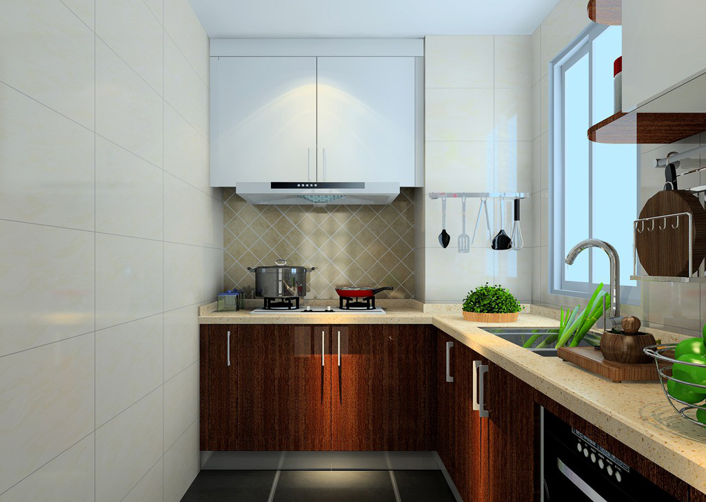 Tham khảo mẫu thiết kế nội thất phòng bếp cho căn hộ chung cư Phong-bep-nho-2