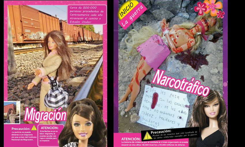 Barbie alcohólica, prostituta, víctima… así expuso un mexicano, en 2012, la realidad actual Barbie5