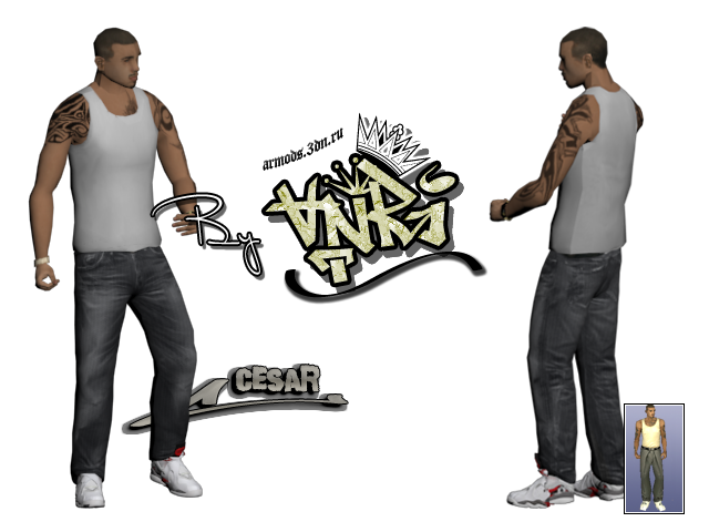 Sexy Retextured skins,  Cesar