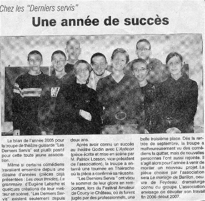 Article de presse Presse24-11-2005(2)