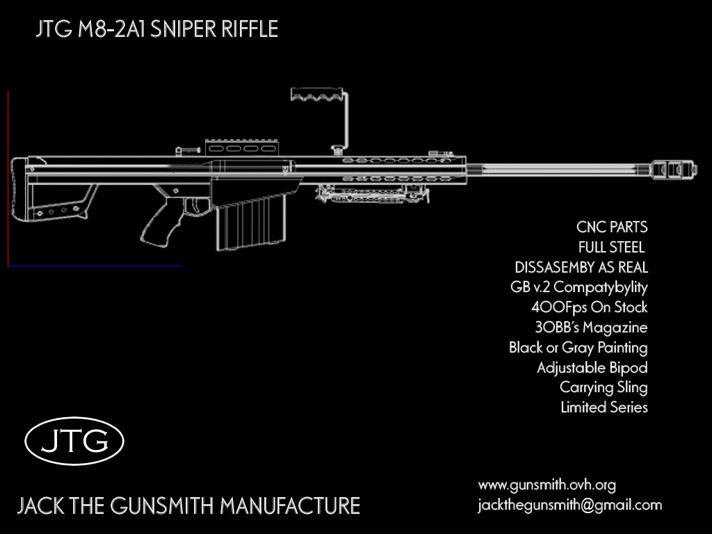 JTG: M8-2A1 Replica Barret .50BMG Image