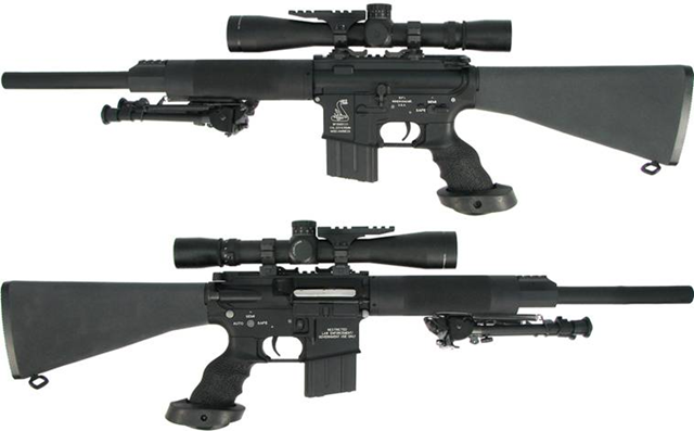 King Arms: M4 - Free Float Sniper Rifle Gun22